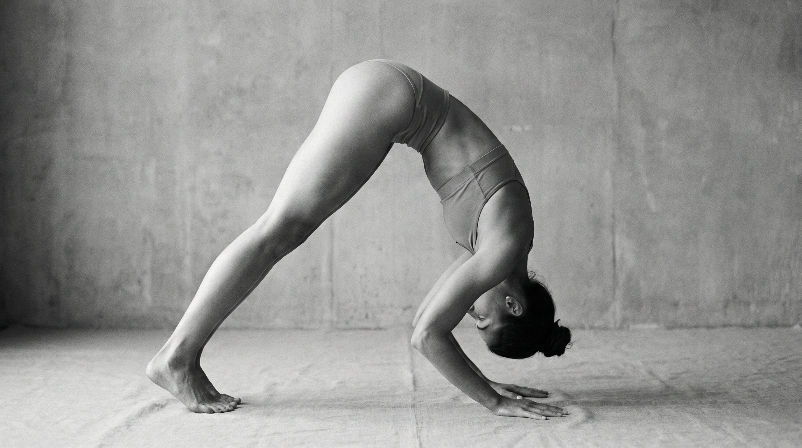 Yoga practitioner in peaceful pose